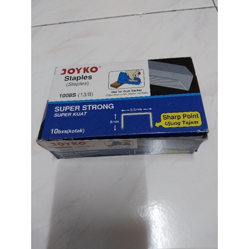 

ISI STAPLER TEMBAK JOYCO 1008S ( 3/8 )