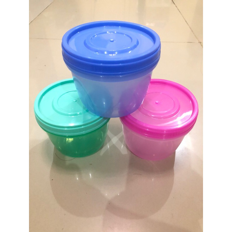 Toples Plastik Drat Berwarna 500 ml Lemon Tree Per 3 Pcs