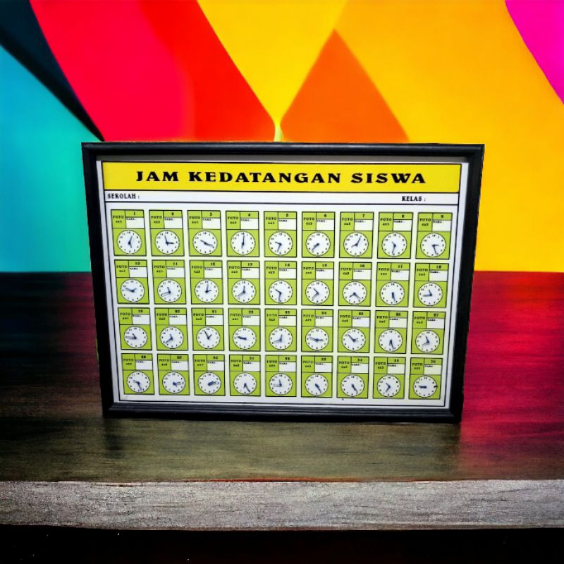 

JAM KEDATANGAN SISWA / JAM KEJUJURAN