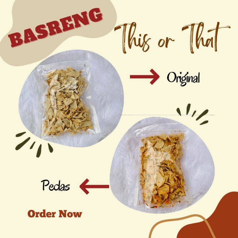 

BASRENG PEDAS MANIS ASIN DAUN JERUK TIDAK KERAS MURAH HOMEMADE