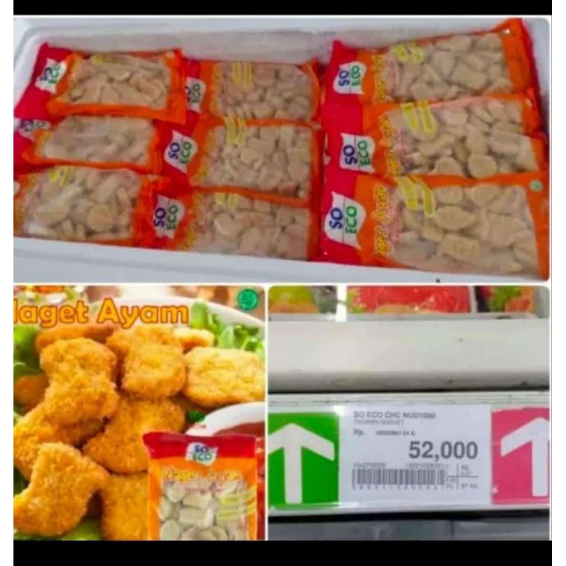 

Nugget Ayam So Eco Premium 500gr 1kg