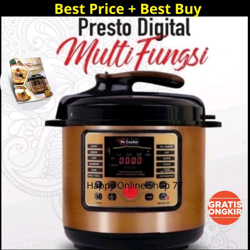 Mesin Presto Digital Multifungsi - RB Cooker Multi Fungsi 16 Menu