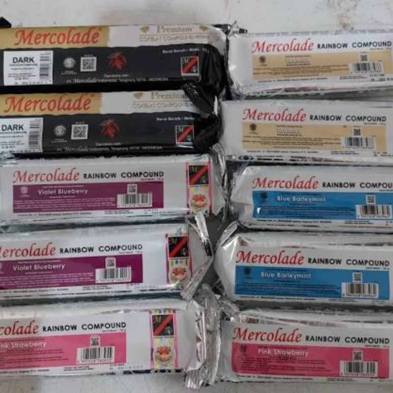 

MERCOLADE Coklat Batang Warna Kemasan 150gr