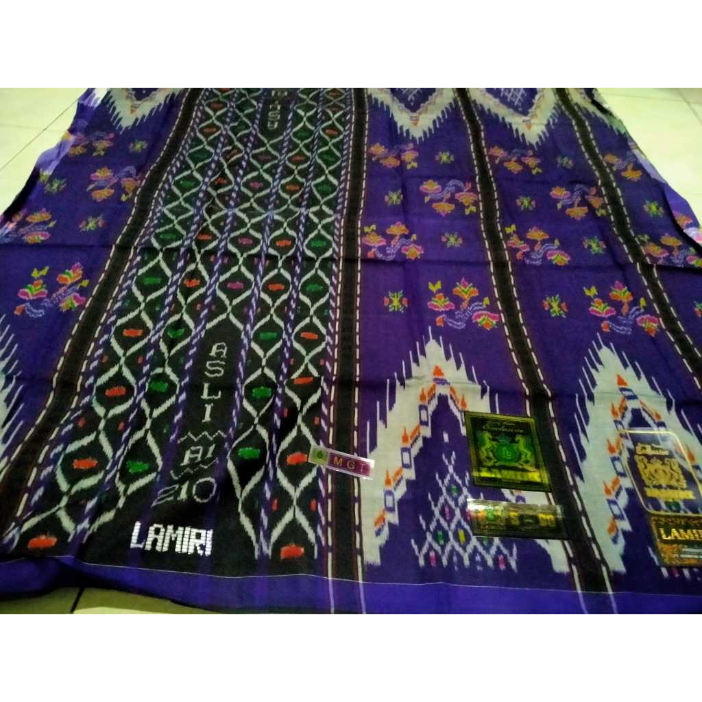 Sarung Lamiri sutra tenun  super premium full sutera