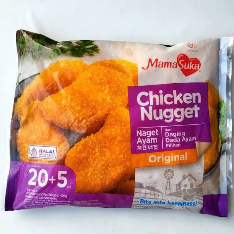 

Chicken Nugget / nugget ayam Mamasuka 400 gram