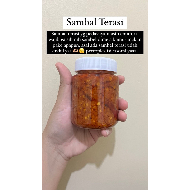 

Sambal Terasi @lanellekitchen_ - 200ml