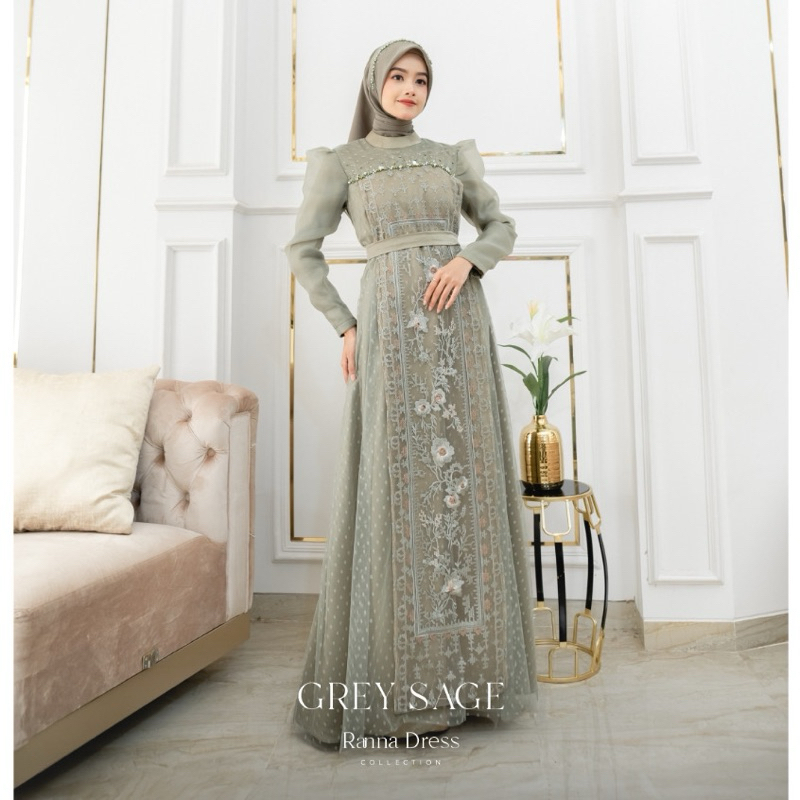 RANNA DRESS GAUN BY LYF OFFICIAL Size XXS [NEW] Free Hijab