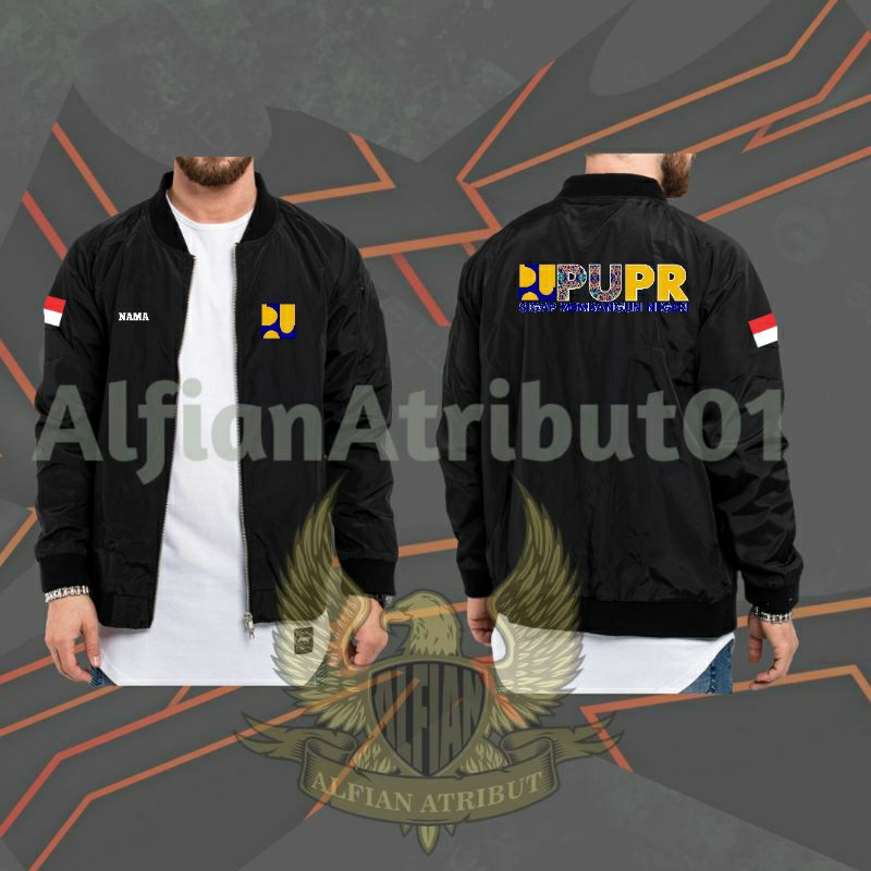 JAKET PUPR,JAKET BOMBER PUPR JAKET KEMENTERIAN PUPR