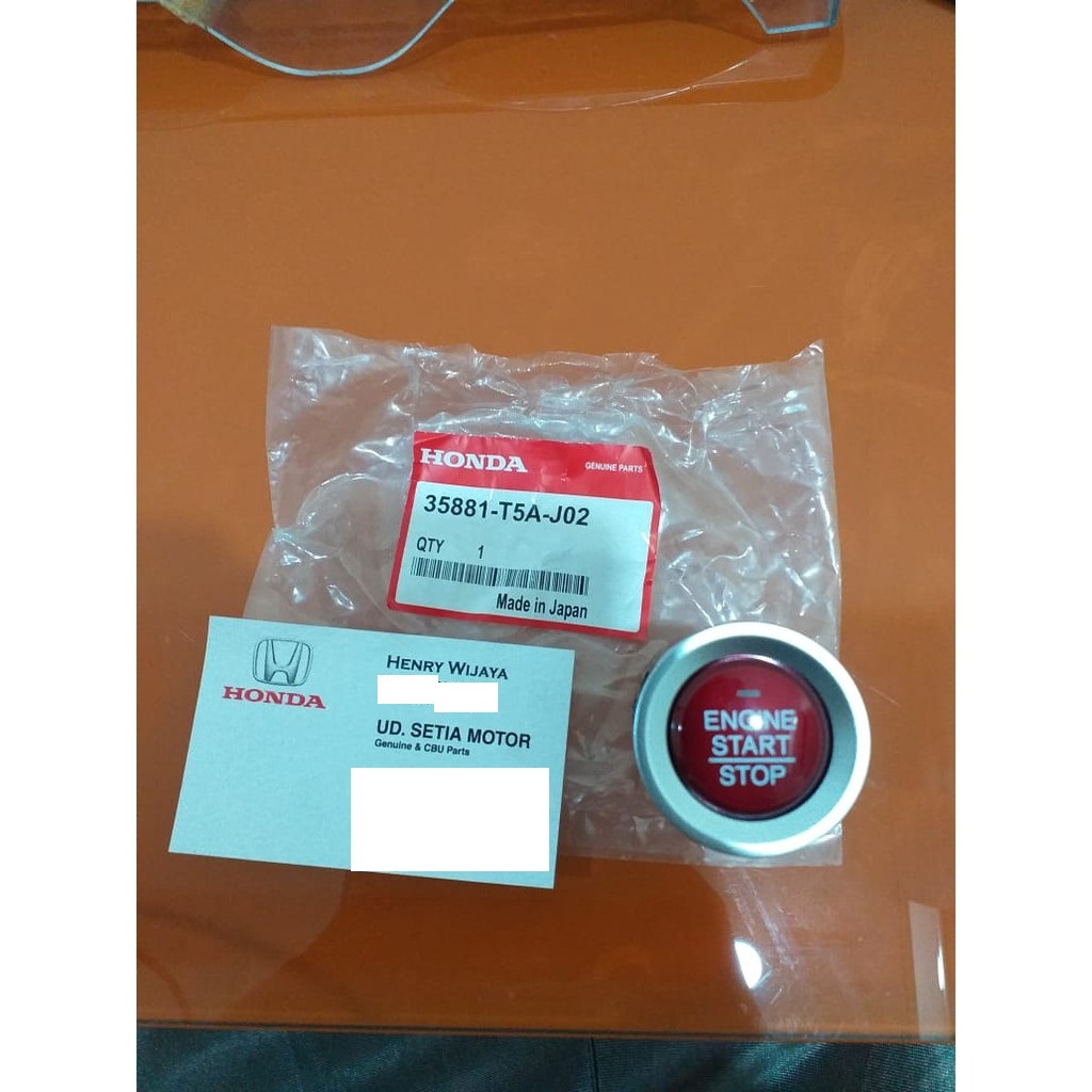 Switch Saklar Tombol Engine Starter Start Stop Honda Jazz GK Original