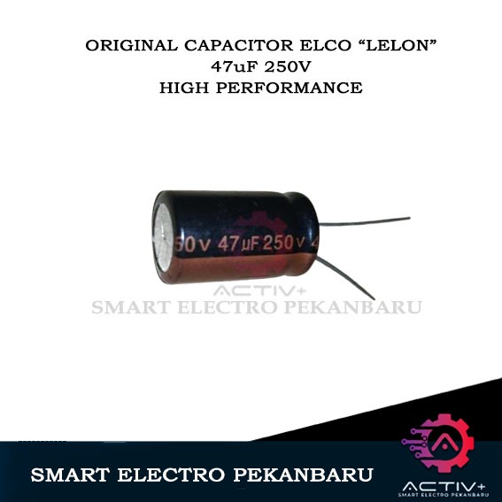 ORIGINAL ELCO “LELON” 47uF 250V CAPACITOR 250 VOLT KAPASITOR ELKO 47 uF 250 V Elco Capacitor Elko Ka