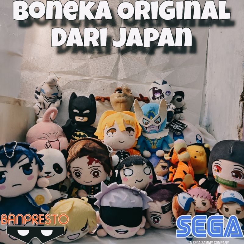 Boneka Preloved Anime Kimetsu No Yaiba, Jujutsu Kaisen, Identity V, Tazmania, Lego