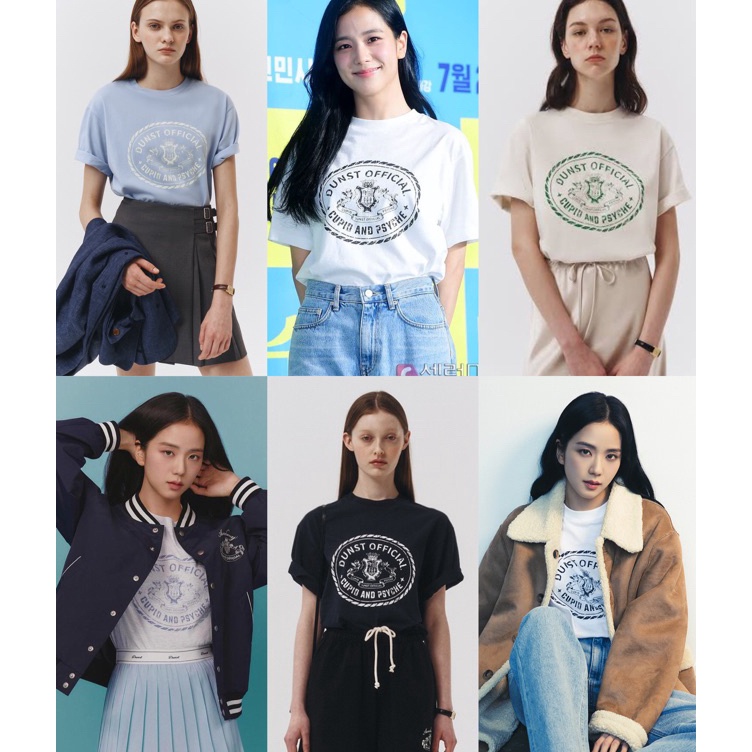 Promo Surprise  Dunst Cupid Campus Oversized Tshirt  Jisoo Blackpink