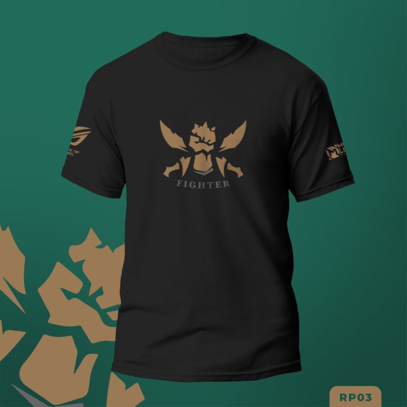 T shirt Kaos Role Player FIGHTER | FIGHTER ML | Mobile Lagends FIGHTER | Kaos ML FIGHTER | Kaos Role