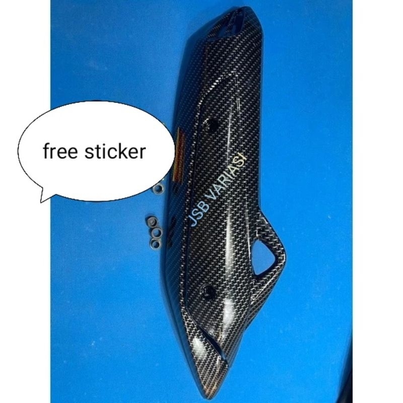 Cover Knalpot Nmax Lama Carbon Tutup Knalpot Nmax Lama Carbon - JSB VARIASI