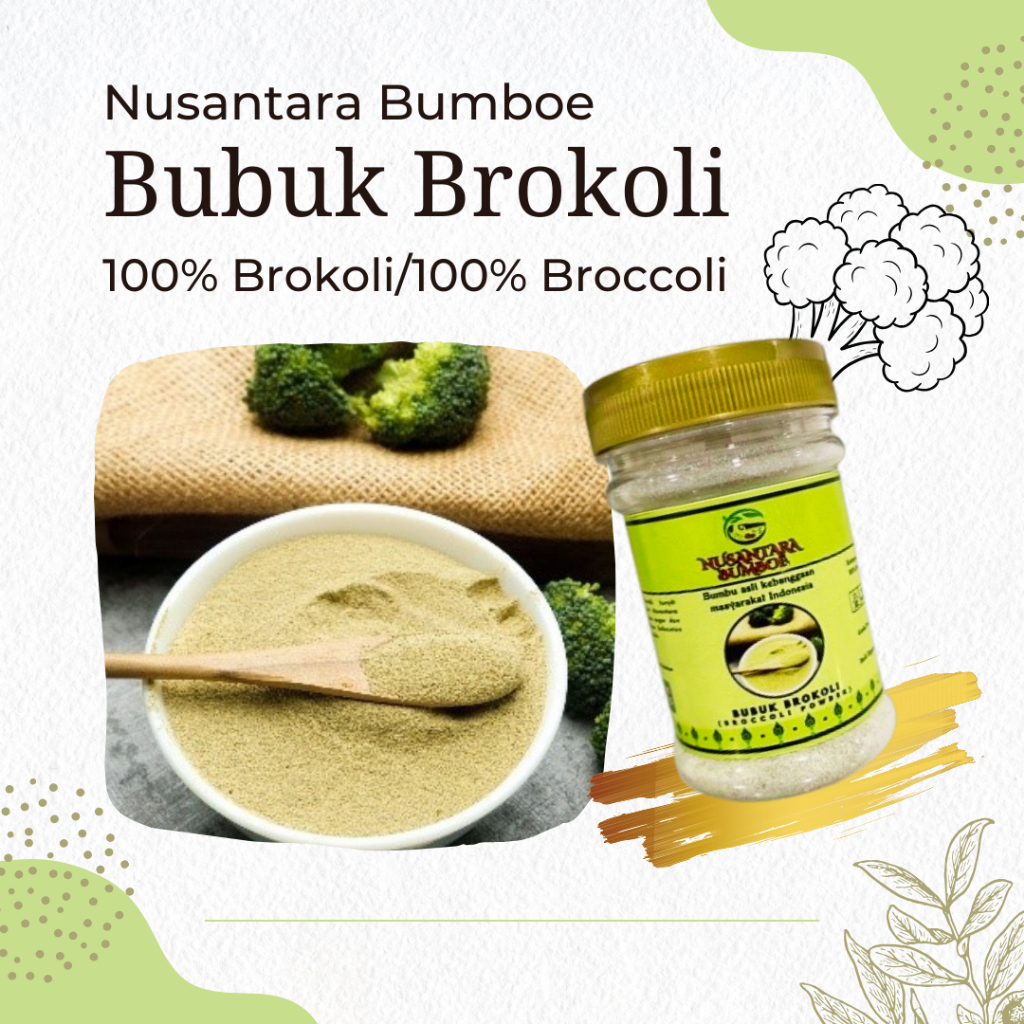 

Nusantara Bumboe - Bubuk Brokoli 60 gram