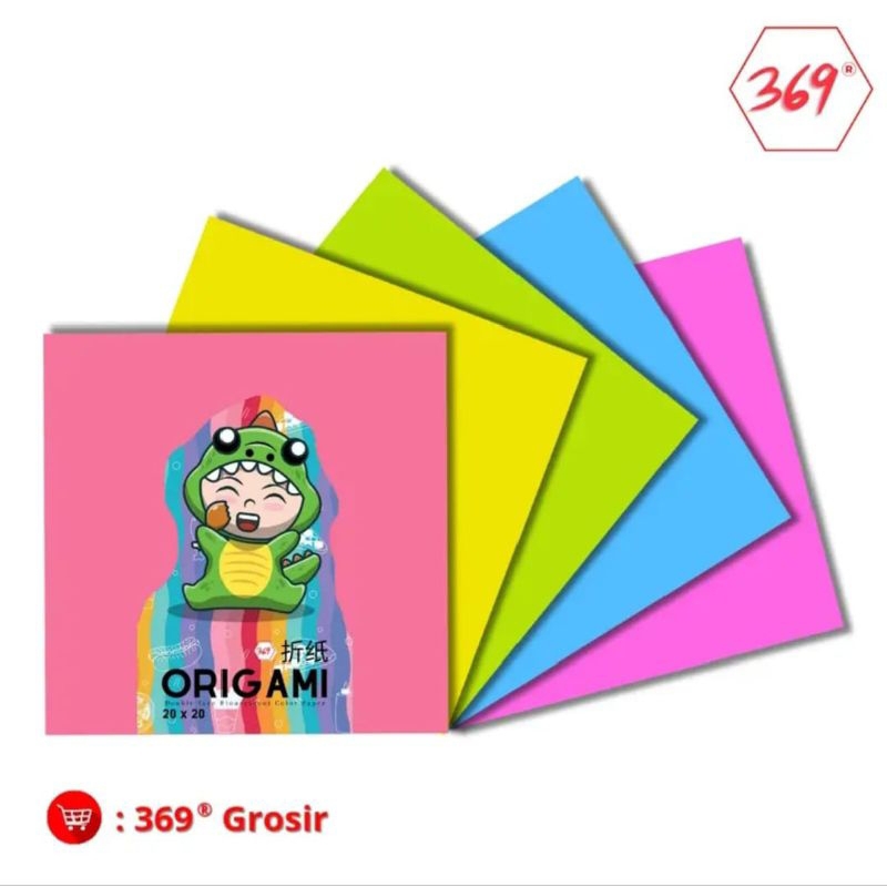 

369 - Origami / Kertas Lipat size 20 x 20 - isi 20 Lembar