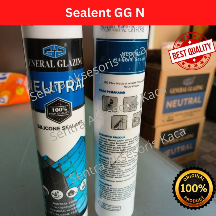 

Silicone sealent lem kaca silikon silen general glazing netral
