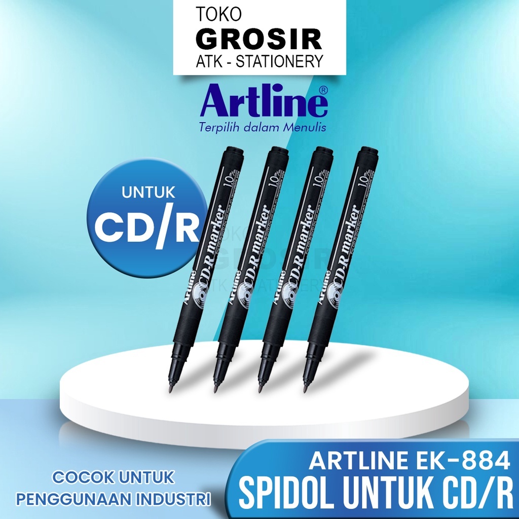 

Grosir Spidol Artline CD-R Marker (1.0 mm) EK-884