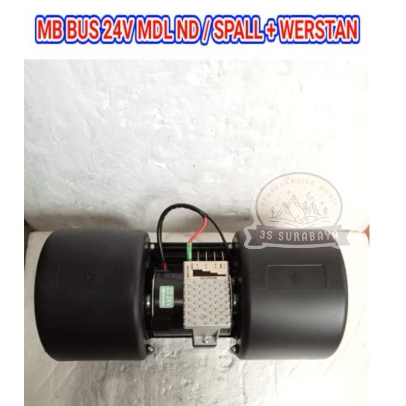 Motor Blower Bus Spall 24 volt Model Denso + Werstan Ac Bus Minibus Elf THERMOKING Universal Spal Hi