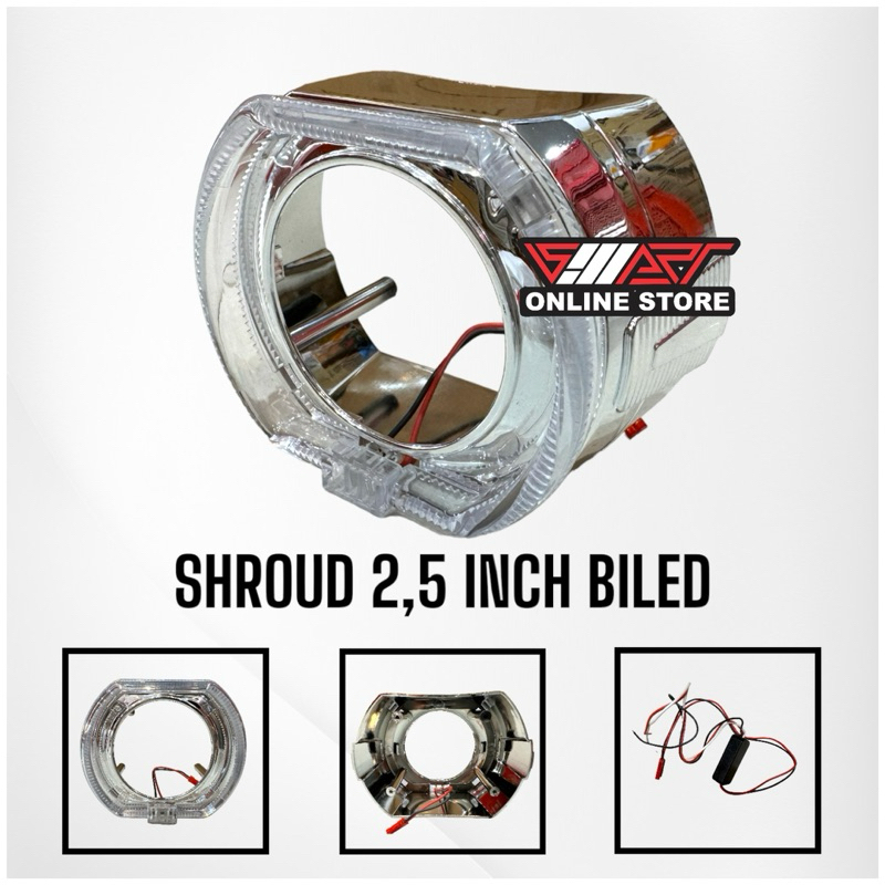 SHROUD BILED 2.5 INCH / ANGEL AYE BILED 2,5 INCH