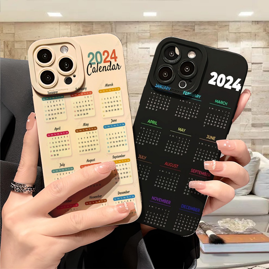 Softcase Custom Desain Calender Terbaru 2024 (all type) For Xiomi Redmi 9 9A 9C NOTE 10 5G NOTE 11 P