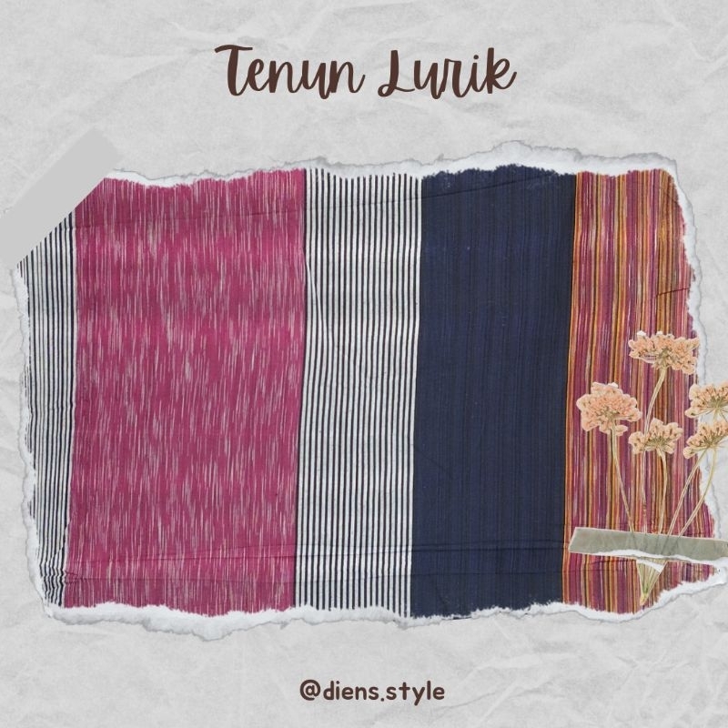 Tenun Lurik Tumpal Kombinasi