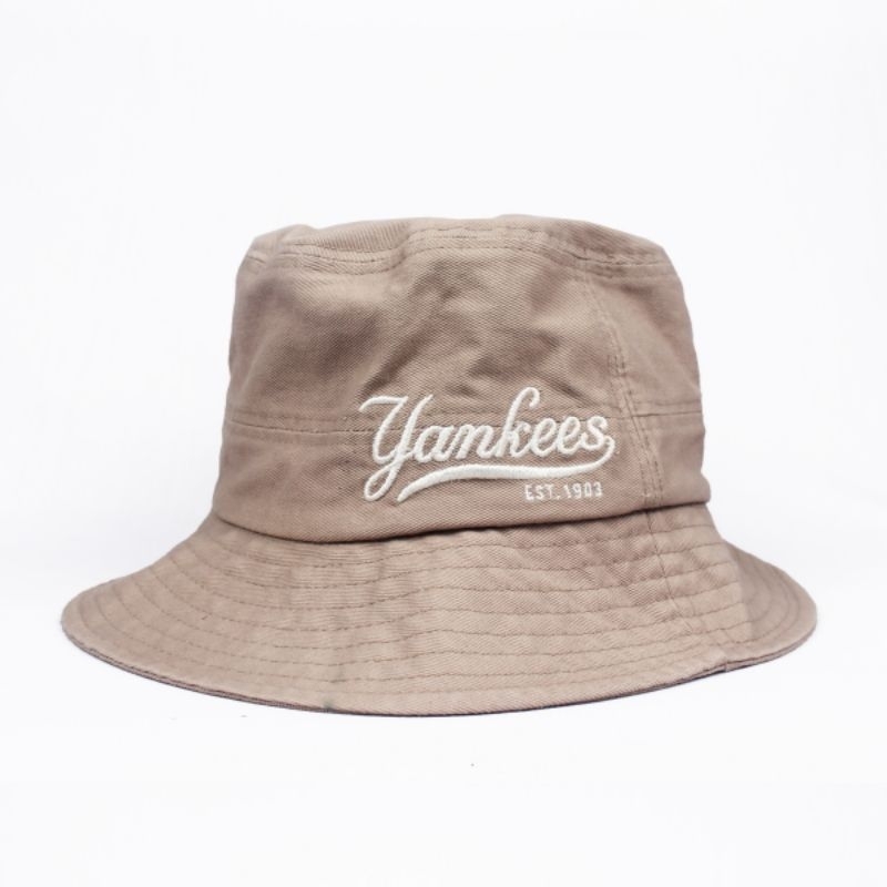 Topi Bucket MLB NY Yankees Beige L Second Original