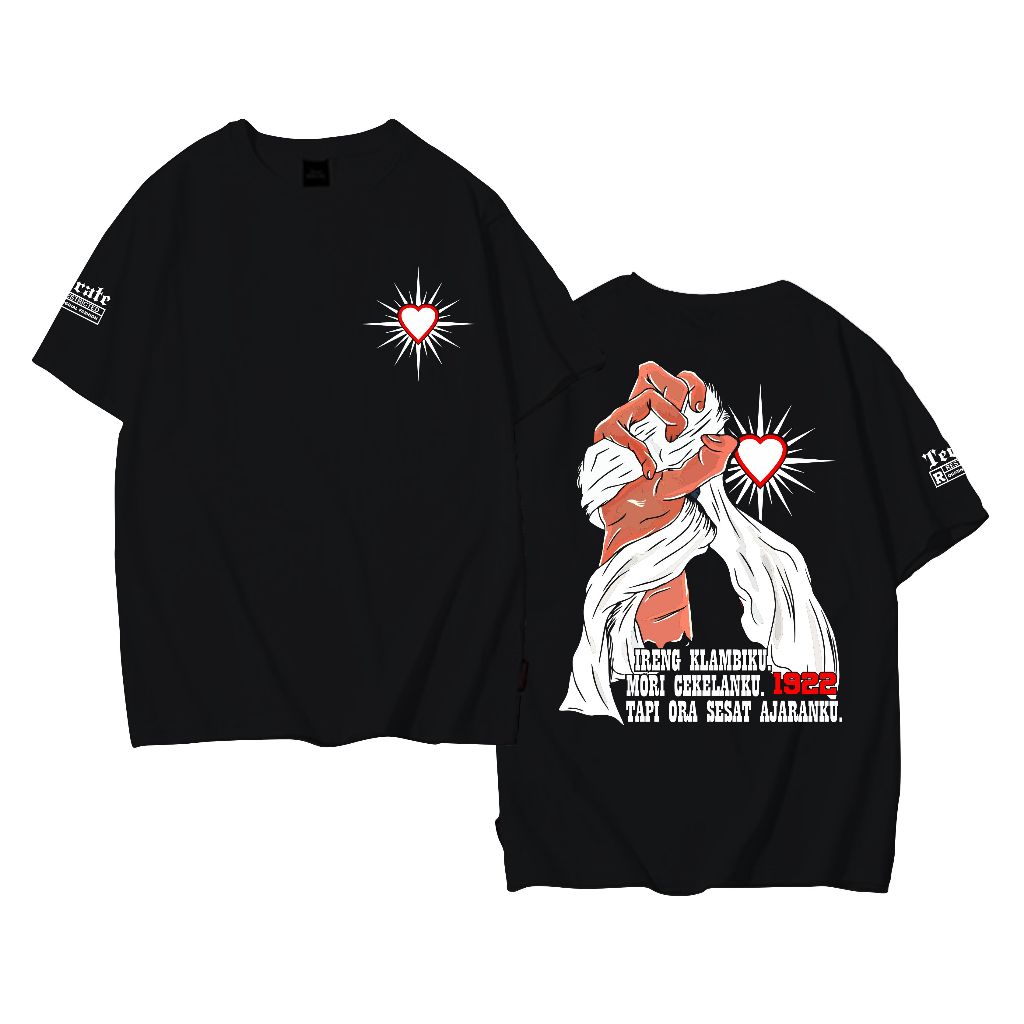 Kaos Psht Kaos Terate Persaudarran Setia Hati  Logo hati Bersinar Kain Mori Srikandi