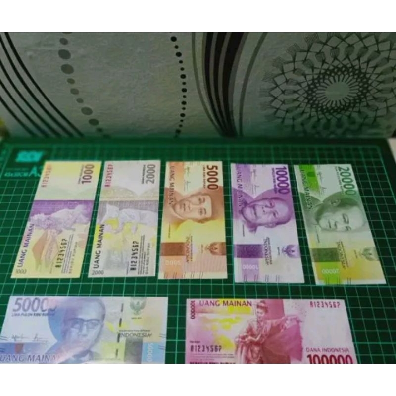 1000 Lembar Uangmainan Monopoli Duit Duitan Monopoli Sudah Di Campur