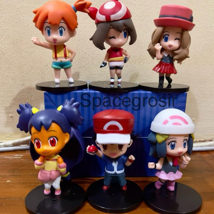 Figure Player Pokemon / Pokemon Trainers set 6