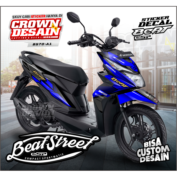 DECAL BEAT STREET 2017 2018 2019 GRAFIS RACING - STIKER DEKAL FULLBODY BEAT ESP STREET STRIPING BEAT
