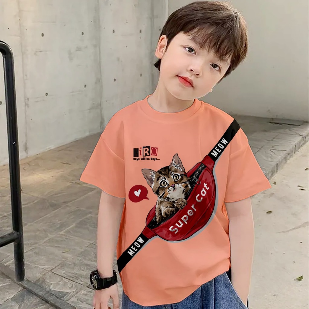 KAOS ANAK KAOS DEWASA LAKI LAKI ANAK PEREMPUAN SUPER CAT BRANDED TEE PREMIUM IMPORT BAJU ANAK LAKI L