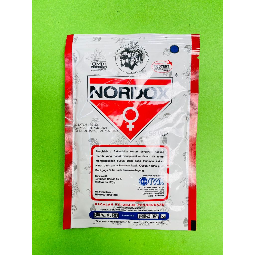 fungisida Bakterisida tembaga oksida NORDOX 100 Gram