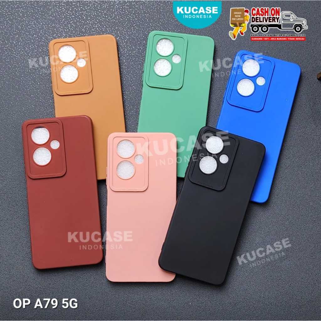 Case Oppo A79 5G Case Pro Kamera Warna softcase Macaron Oppo A79 5G