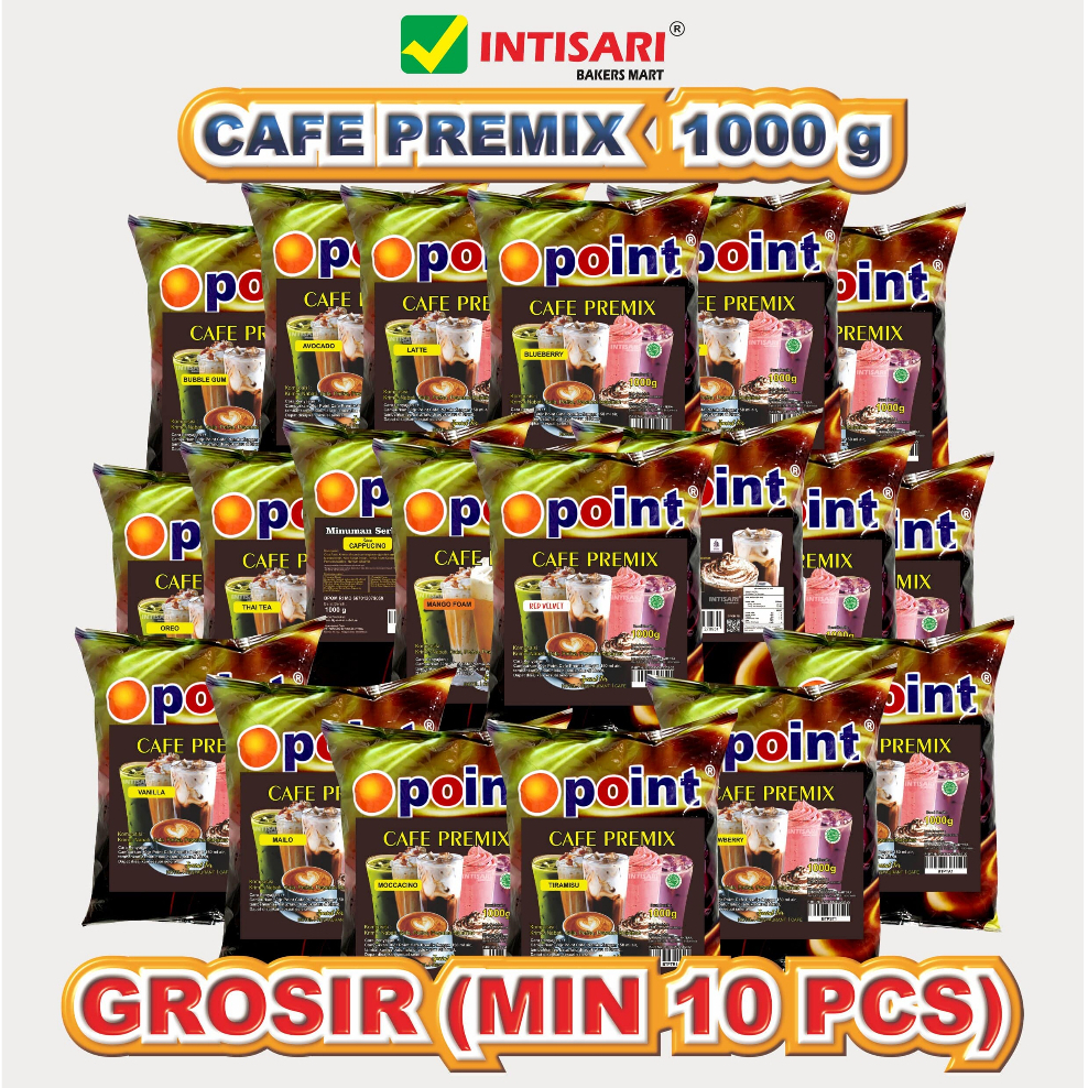 

[GROSIR ISI 10 PCS] CAFE PREMIX 1000 G