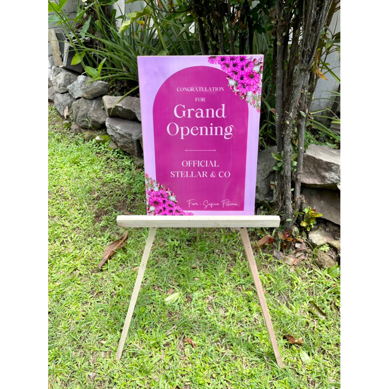 [SEHARI JADI] Welcome Sign Wedding | Papan Ucapan Printing Custom | Hadiah Wisuda Custom | Grand Ope