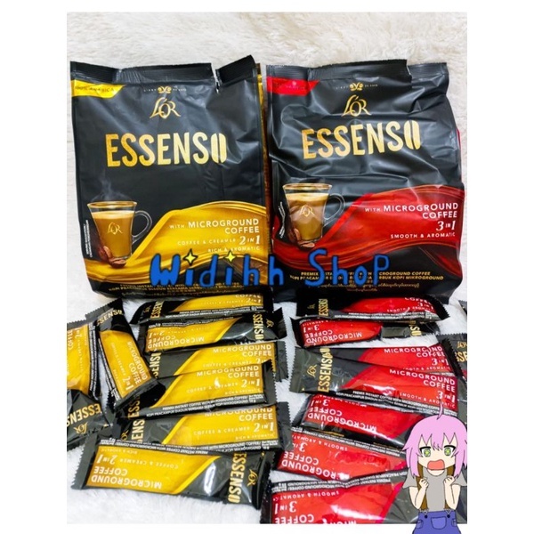 

LOR Essenso Coffee With Microground Coffee 3 in 1 100% Arabica / Essenso Coffee Malaysia / Essenso Coffee 3in1 / Essenso Rich & Aromatic / Kopi Instant 3in1 / Coffee Instant Malaysia