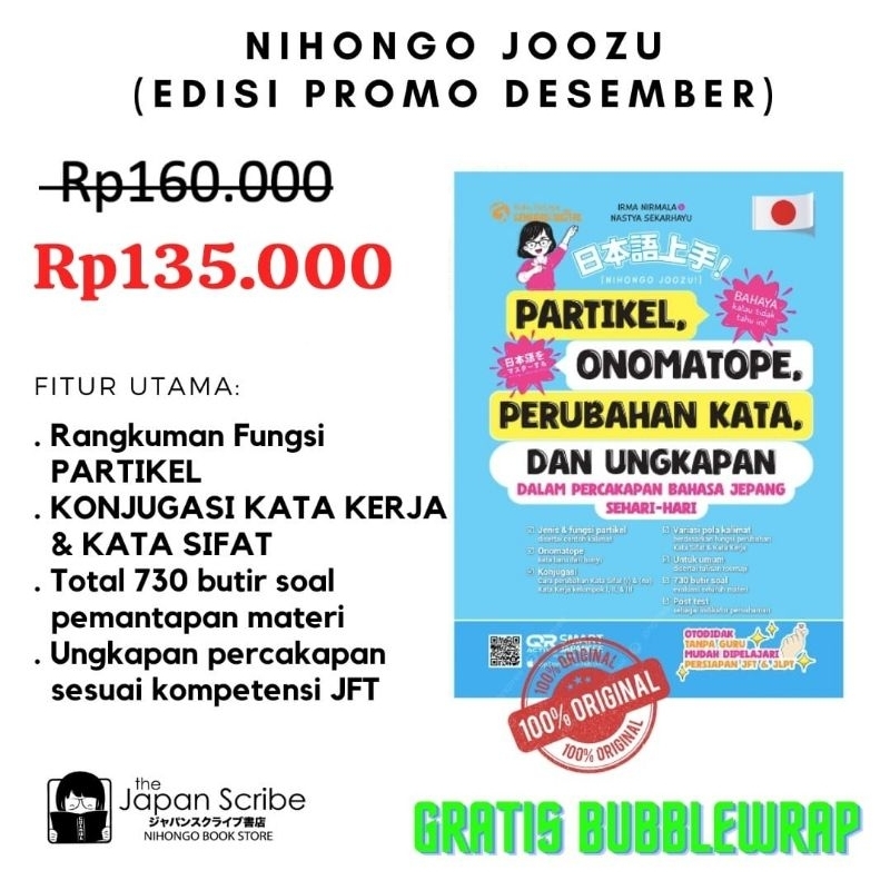 Nihongo Joozu Buku Partikel Bahasa Jepang