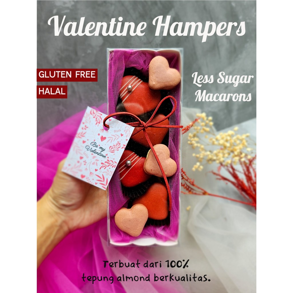

Macaron Snack Cookies Less Sugar Gluten Free Halal - Hampers Gift Set