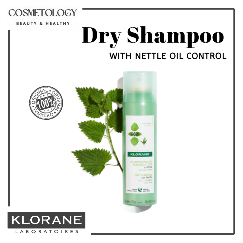 Klorane Dry Shampoo wit Nettle Oil Control