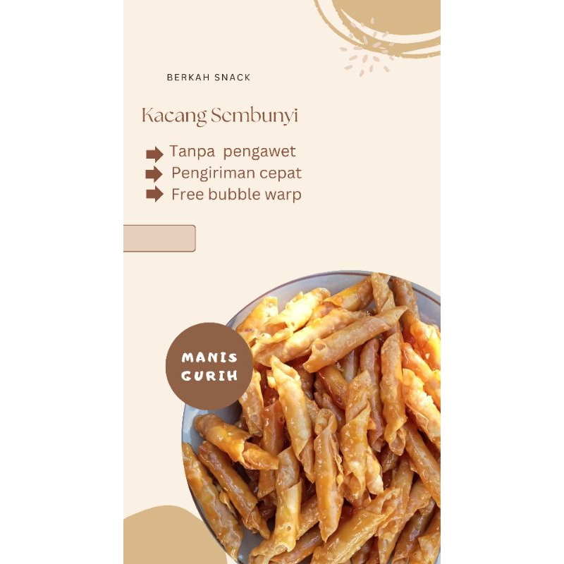 

KACANG SEMBUNYI MANIS GURIH 250 Gr