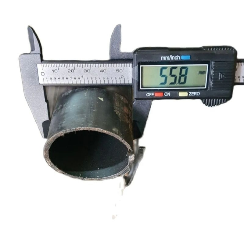 Pipa Besi Hitam 2 inch tebal 2mm panjang 50 cm