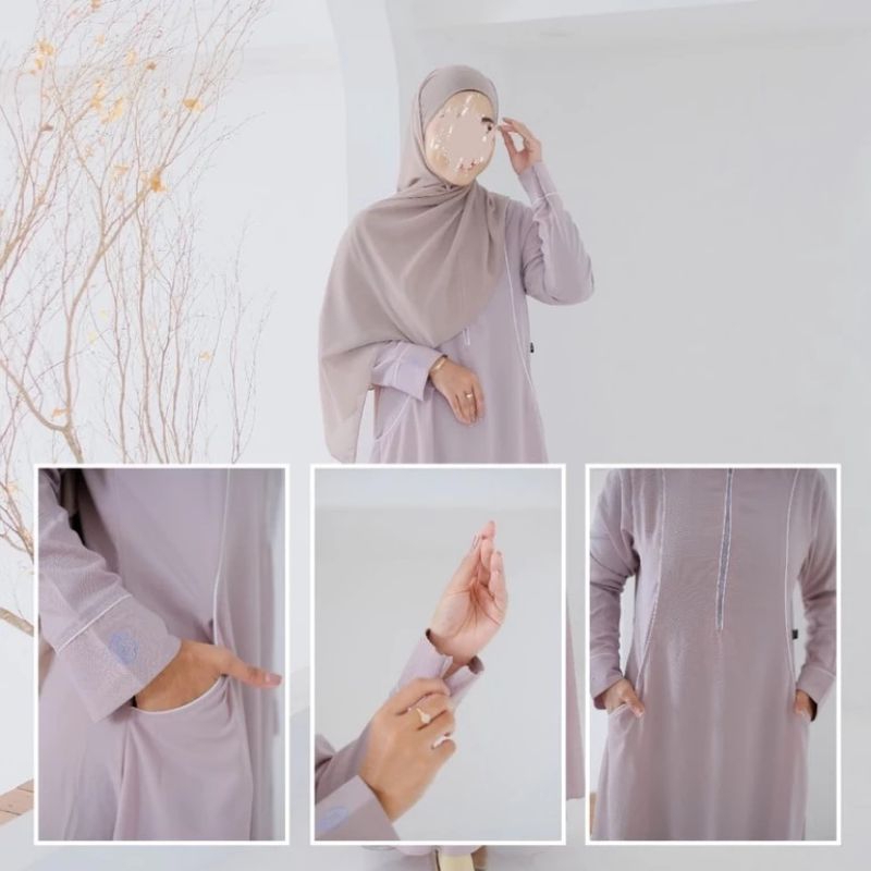 Gamis Hanna by Irnanda dress premium ori abaya polos