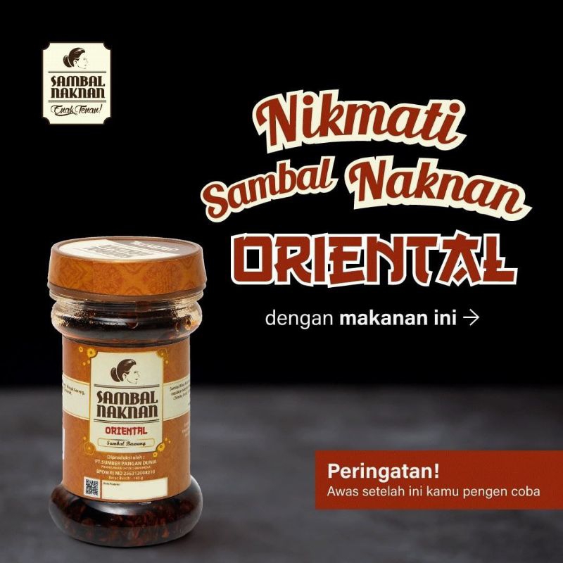 

Sambal Naknan 140gr