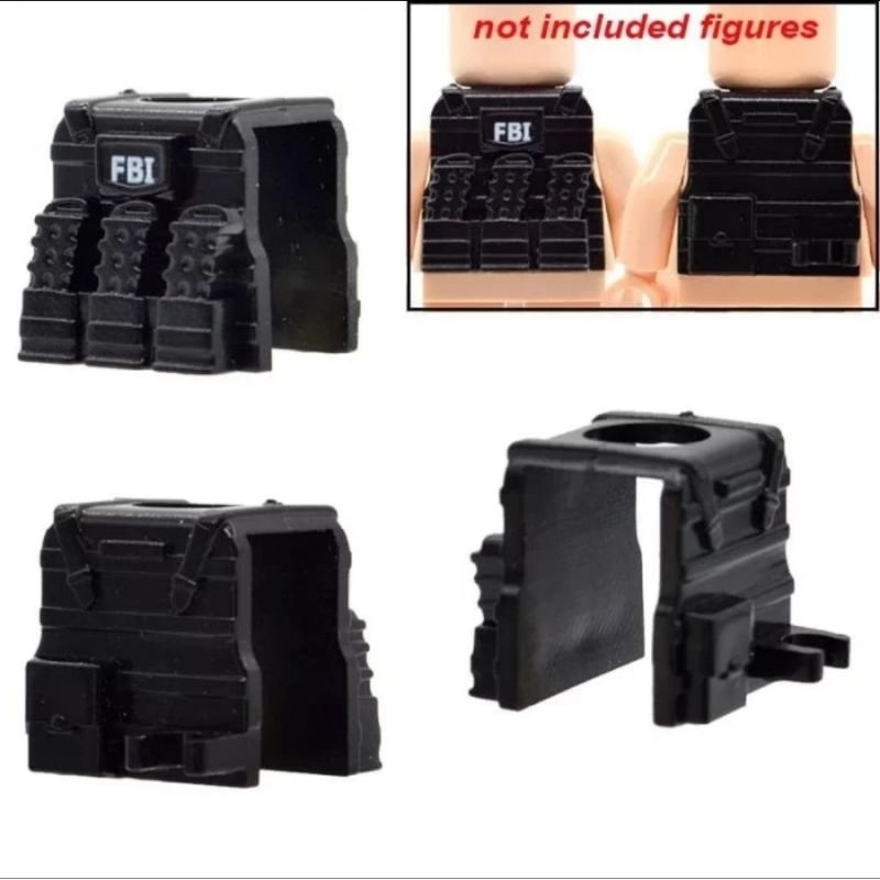 Bricks Accessories - FBI Vest