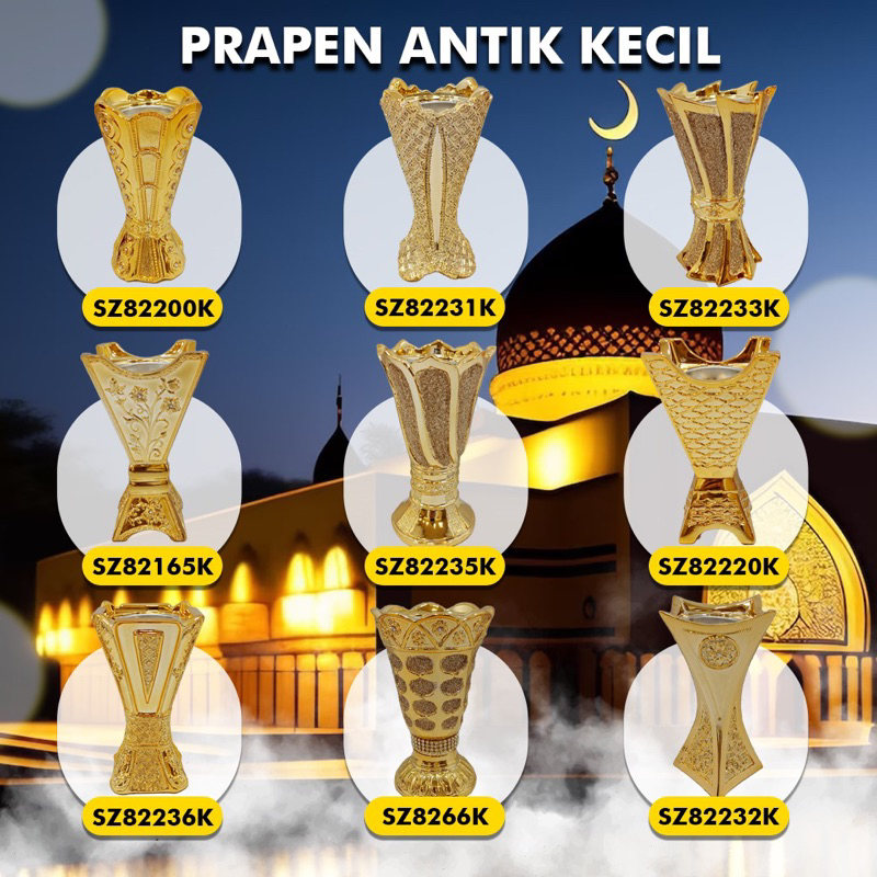 Mabkhara Antik Gold Series Kecil / Mabkhara Manual Gold Series