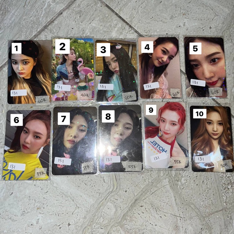 (WAJIB GANTI SPX) PHOTOCARD PC OFFICIAL RED VELVET RV IRENE JOY YERI