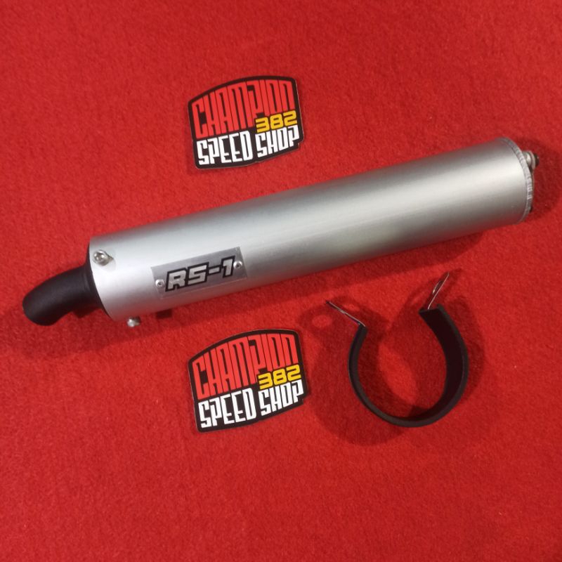 Silencer Knalpot Aluminium RS1 RS-1 30cm Ninja 150 RR R SS ZX 150 150RR 150R ZX150 150SS