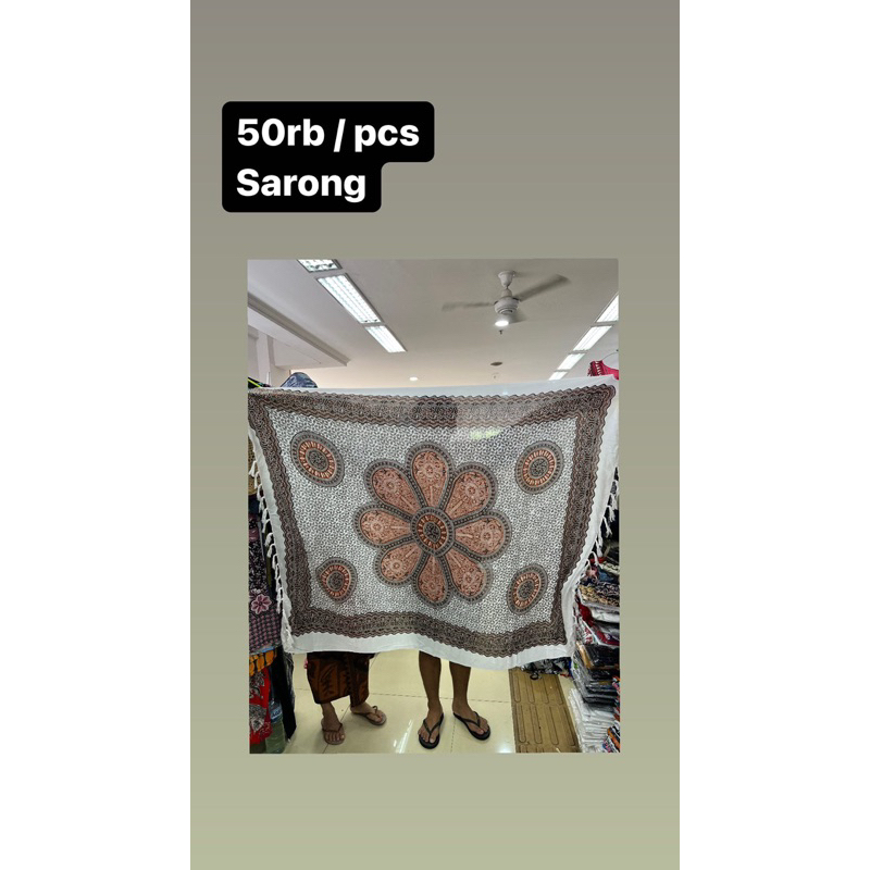 sarong kain pantai khas bali premium rayon