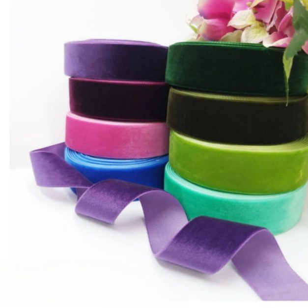 

Kenyamanan maksimal gaya tanpa batas 1 Roll Pita Bludru 14 Inch 38 Inch 12 Inch 34 Inch 1 Inch Pita Beludru Warna Pita Velvet Pita Kado Warna Pita Bludru Polos